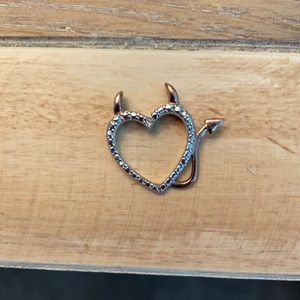 Heart devil pendant